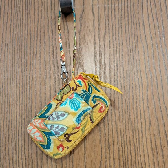 Retired Vera Bradley All in One Wristlet Wallet in Provencal Pattern - Picture 2 of 4